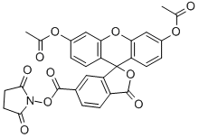 5(6)-CARBOXYFLUORESCEIN-NHS DIACETATE CAS#: 150206-15-8