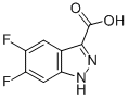 5,6-DIFLUORO-1H-INDAZOLE-3-CARBOXYLIC ACID CAS#: 129295-33-6