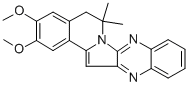 5,6-DIHYDRO-2,3-DIMETHOXY-6,6-DIMETHYLBENZ[7,8]INDOLIZINO[2,3-B]QUINOXALINE CAS#: 163769-88-8
