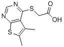 (5,6-DIMETHYL-THIENO[2,3-D]PYRIMIDIN-4-YLSULFANYL)-ACETIC ACID CAS#: 296262-16-3