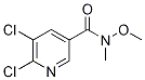 5,6-Dichloro-N-methoxy-N-methylpyridine-3-carboxamide CAS#: 162327-73-3