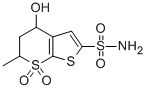 5,6-Dihydro-4-hydroxy-6-methyl-4H-thieno[2,3-b]thiopyran-2-sulfonamide 7,7-dioxide CAS#: 120279-26-7