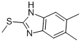5,6-dimethyl-2-methylsulfanyl-1h-benzoimidazole CAS#: 35190-53-5