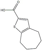 5,6,7,8-TETRAHYDRO-4H-CYCLOHEPTA[B]THIOPHENE-2-CARBOXYLIC ACID CAS#: 40133-08-2