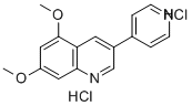 5,7-DIMETHOXY-3-(4-PYRIDINYL)QUINOLINE DIHYDROCHLORIDE CAS#: 137206-97-4