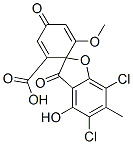 (+)-5,7-Dichloro-4-hydroxy-6'-methoxy-6-methyl-3,4'-dioxospiro[benzofuran-2(3H),1'-[2,5]cyclohexadiene]-2'-carboxylic acid CAS#: 3405-51-4