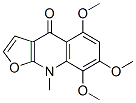 5,7,8-Trimethoxy-9-methylfuro[2,3-b]quinolin-4(9H)-one CAS#: 476-27-7