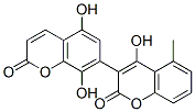 5,8-dihydroxy-7-(4-hydroxy-5-methylcoumarin-3-yl)coumarin CAS#: 125124-67-6