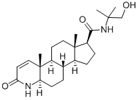 (5ALPHA,17BETA)-N-(2-HYDROXY-1,1-DIMETHYLETHYL)-3-OXO-4-AZAANDROST-1-ENE-17-CARBOXAMIDE CAS#: 116285-36-0