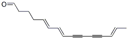 (5E,7E,13E)-5,7,13-Pentadecatriene-9,11-diynal CAS#: 32451-77-7