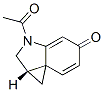 5H-Cycloprop[c]indol-5-one,  3-acetyl-1,1a,2,3-tetrahydro-,  (1aS)-  (9CI) CAS#: 133629-87-5