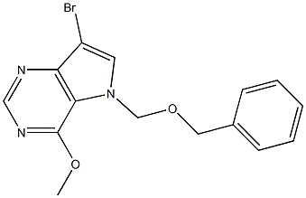 5H-Pyrrolo3,2-dpyrimidine, 7-bromo-4-methoxy-5-(phenylmethoxy)methyl- CAS#: 299916-62-4