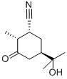 (-)-(5R,3R,2R)-5-(1-HYDROXY-1-METHYLETHYL)-3-CYANO-2-METHYLCYLOHEXANONE CAS#: 137588-59-1