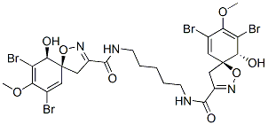 (5S,5'S,10S,10'R)-N,N'-(1,5-Pentanediyl)bis[7,9-dibromo-10-hydroxy-8-methoxy-1-oxa-2-azaspiro[4.5]deca-2,6,8-triene-3-carboxamide] CAS#: 34232-66-1