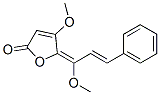 (5Z)-4-Methoxy-5-[(2E)-1-methoxy-3-phenyl-2-propenylidene]furan-2(5H)-one CAS#: 33458-59-2