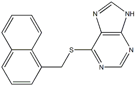 6-[(1-NaphthalenylMethyl)thio]-9H-purine CAS#: 313984-77-9