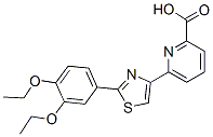 6-[2-(3,4-diethoxyphenyl)-1,3-thiazol-4-yl]pyridine-2-carboxylic acid CAS#: 145739-56-6