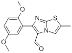 6-(2,5-DIMETHOXYPHENYL)-2-METHYLIMIDAZO[2,1-B]THIAZOLE-5-CARBOXALDEHYDE CAS#: 143951-31-9