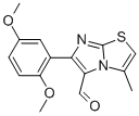 6-(2,5-DIMETHOXYPHENYL)-3-METHYLIMIDAZO[2,1-B]THIAZOLE-5-CARBOXALDEHYDE CAS#: 143951-32-0