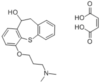 6-(3-Dimethylaminopropoxy)-10,11-dihydrodibenzo(b,f)thiepin-10-ol hydr ogen maleate CAS#: 125982-00-5