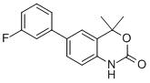 6-(3-FLUOROPHENYL)-4,4-DIMETHYL-1H-BENZO[D][1,3]OXAZIN-2(4H)-ONE CAS#: 304854-26-0