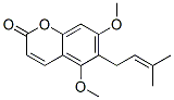 6-(3-Methyl-2-butenyl)-5,7-dimethoxy-2H-1-benzopyran-2-one CAS#: 4335-12-0