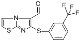 6-([3-(TRIFLUOROMETHYL)PHENYL]SULFANYL)IMIDAZO[2,1-B][1,3]THIAZOLE-5-CARBALDEHYDE CAS#: 175277-56-2