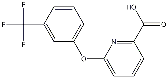 6-[3-(trifluoromethyl)phenoxy]-2-pyridinecarboxylic acid CAS#: 137640-84-7