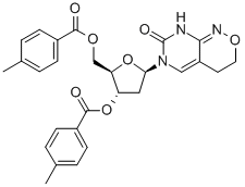 6-(3,5-DI-O-(P-TOLUOYL)-BETA-D-2-DEOXYRIBOFURANOSYL)-3,4-DIHYDRO-8H-PYRIMIDO[4,5-C][1,2]OXAZIN-7-ONE CAS#: 126128-41-4