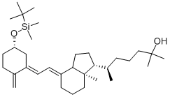 6-(4-{2-[5-(tert-Butyl-dimethyl-silanyloxy)-2-methylene-cyclohexylidene]-ethylidene}-7a-methyl-octahydro-inden-1-yl)-2-methyl-heptan-2-ol CAS#: 140710-90-3