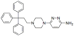 6-[4-(3,3,3-Triphenylpropyl)-1-piperazinyl]-3-pyridazinamine CAS#: 36524-71-7