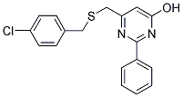 6-([(4-CHLOROBENZYL)SULFANYL]METHYL)-2-PHENYL-4-PYRIMIDINOL CAS#: 339279-11-7