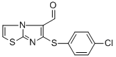 6-[(4-CHLOROPHENYL)THIO]IMIDAZO[2,1-B][1,3]THIAZOLE-5-CARBALDEHYDE CAS#: 175277-53-9