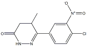 6-(4-Chloro-3-nitrophenyl)-4,5-dihydro-5-methyl-3(2H)-pyridazinone CAS#: 117397-88-3