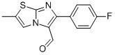 6-(4-FLUOROPHENYL)-2-METHYLIMIDAZO[2,1-B]THIAZOLE-5-CARBOXALDEHYDE CAS#: 139389-29-0