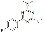 6-(4-Fluorophenyl)-N,N,N',N'-tetramethyl-1,3,5-triazine-2,4-diamine CAS#: 43027-27-6