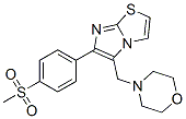 6-[4-(Methylsulfonyl)phenyl]-5-(4-morpholinylmethyl)imidazo[2,1-b]thiazole CAS#: 3415-16-5