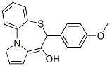 6-(4-methoxyphenyl)pyrrolo(2,1-d)(1,5)benzothiazepin-7(6H)-ol CAS#: 131403-79-7