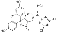 6-([4,6-DICHLOROTRIAZIN-2-YL]AMINO)FLUORESCEIN HYDROCHLORIDE CAS#: 118357-32-7