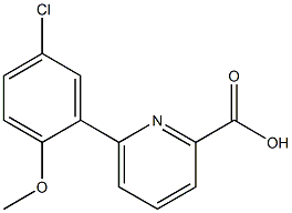 6-(5-Chloro-2-Methoxyphenyl)picolinic acid CAS#: 376592-08-4