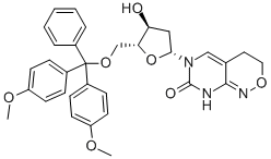 6-(5-O-(DIMETHOXYTRITYL)-BETA-D-2-DEOXYRIBROFURANOSYL)-3,4-DIHYDRO-8H-PYRIMIDO[4,5-C][1,2]OXAZIN-7-ONE CAS#: 126128-43-6