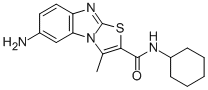 6-AMINO-N-CYCLOHEXYL-3-METHYLTHIAZOLO[3,2-A]BENZIMIDAZOLE-2-CARBOXAMIDE HYDROCHLORIDE CAS#: 299901-57-8
