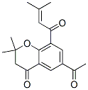 6-Acetyl-2,3-dihydro-2,2-dimethyl-8-(3-methyl-1-oxo-2-butenyl)-4H-1-benzopyran-4-one CAS#: 39236-53-8