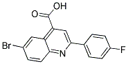 6-BROMO-2-(4-FLUORO-PHENYL)-QUINOLINE-4-CARBOXYLIC ACID CAS#: 391-23-1