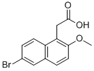 (6-BROMO-2-METHOXY-1-NAPHTHYL)ACETIC ACID CAS#: 329269-13-8