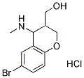 6-BROMO-3-(HYDROXYMETHYL)-N-METHYL-4-CHROMANAMINIUM CHLORIDE CAS#: 321391-98-4