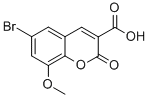 6-BROMO-8-METHOXY-2-OXO-2H-CHROMENE-3-CARBOXYLIC ACID CAS#: 119686-34-9