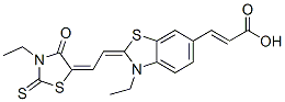 6-Benzothiazolineacrylic  acid,  3-ethyl-2-[2-(3-ethyl-4-oxo-2-thioxo-5-thiazolidinylidene)ethylidene]-  (7CI,8CI) CAS#: 3089-77-8