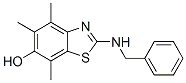 6-Benzothiazolol,  4,5,7-trimethyl-2-[(phenylmethyl)amino]- CAS#: 120165-71-1