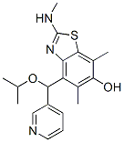 6-Benzothiazolol,  5,7-dimethyl-2-(methylamino)-4-[(1-methylethoxy)-3-pyridinylmethyl]- CAS#: 164721-63-5